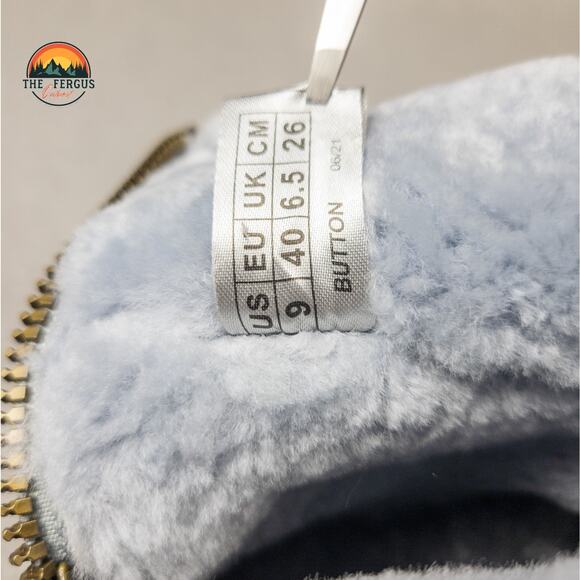 Free People Cougar Button Sueded Lambswool Waterproof Lined Winter Boots Size 9 - Picture 8 of 14